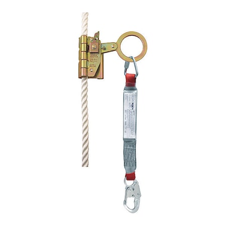 Rope Grab with Lanyard, For Rope Size 5/8