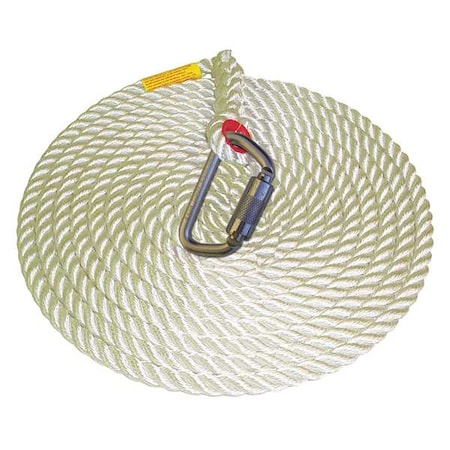 Vertical Lifeline, 100 ft., 310 lb. Weight Capacity MPN:AC230A1
