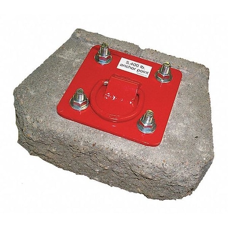 Concrete Anchor, 6 in Length, 310 lb Weigth Capacity, Steel Anchor, 5, 400 lb Tensile Strength MPN:AJ720A