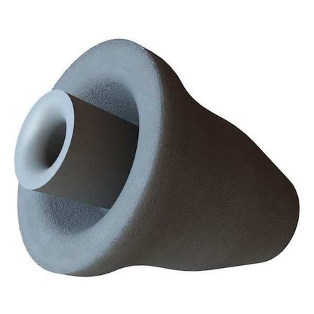 LEP-100/TEP-100 Disposable Foam Replacement Earpiece Ear Plugs, Bullet Shape, 27 dB, Gray, 25 PK MPN:CCC-GRM-25