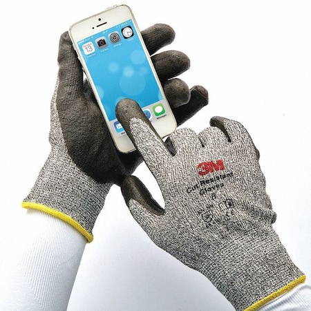 Cut Resistant Coated Gloves, Cut Level 3, Foam Nitrile, L 72 PK MPN:CGL-CR