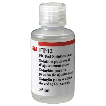 Fit Testing Solution, 55 mL, Saccharin MPN:FT-12