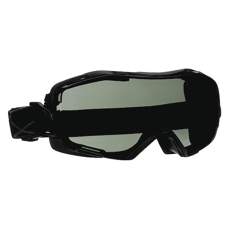 Safety Goggles, Gray Lens, Scotchgard Anti-Fog Lens, Direct Vented, Nylon Strap, 6000 Series MPN:GG6002SGAF-BLK