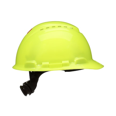 Hard Hat, HDPE, 4-Point Point Ratchet, High-Visibility Yellow MPN:H-709SFV-UV