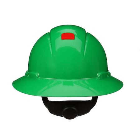 SecureFit, Full Brim Hard Hat, Type 1, Class E, Type 1, Class G, Ratchet (4-Point), Green MPN:H-804SFR-UV