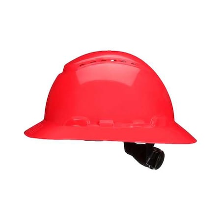 Full Brim SecureFit™ Full Brim Hard Hat, Type 1, Class C, Ratchet (4-Point), Red MPN:H-805SFV-UV