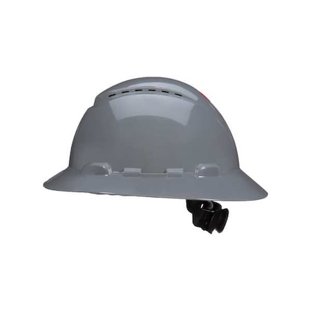 Full Brim SecureFit™ Full Brim Hard Hat, Type 1, Class C, Ratchet (4-Point), Gray MPN:H-808SFV-UV
