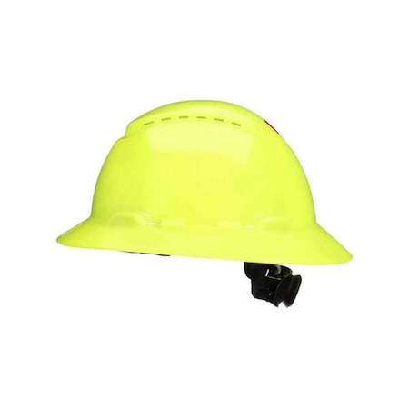 Full Brim SecureFit™ Full Brim Hard Hat, Type 1, Class C, Ratchet (4-Point), Hi-Viz Yellow MPN:H-809SFV-UV