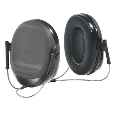 Peltor Welding Behind-the-Neck Ear Muffs, 17 dB NRR, Passive, General Purpose, Black MPN:H505B