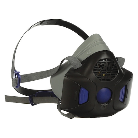 Half Mask Respirator, HF-800, Not Rated, Secure Click™, Size, L 0 Cartridges Included MPN:HF-803SD