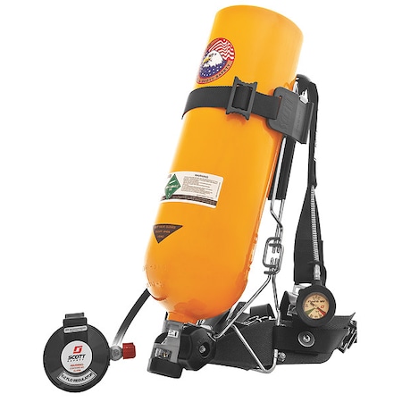 Industrial SCBA, 45 min., 4500 PSI, NIOSH, PSI: 4, 500 MPN:IND144003100101