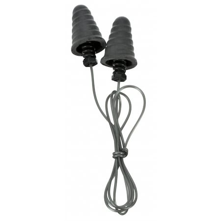 E-A-R Skull Screws, Reusable Corded Earplugs, Cone Shape, Silver, 32 dB NRR, Med, 120PK MPN:P1301