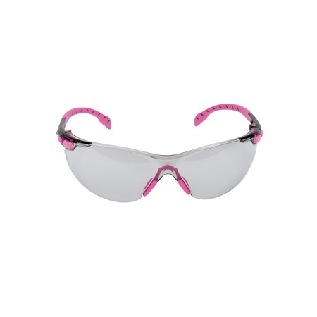 Series 1000, Safety Glasses, Scotchgard Anti-Fog & Anti-Scratch, Gray I/O Lens, Pink/Black Frame MPN:S1407SGAF