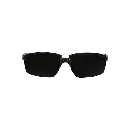 Series 2000, Safety Glasses, Anti-Scratch, Green/Black Frame, 20 PK MPN:S2030AS-BLK