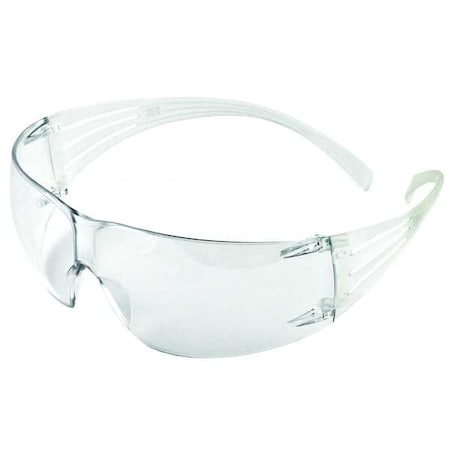 SecureFit Safety Glasses, 200 Series, Anti-Fog, Anti-Scratch, Frameless, Clear Arm, Clear Lens MPN:SF201AFP