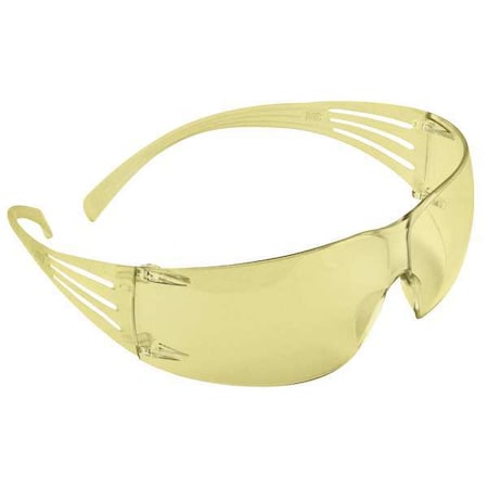 SecureFit 200, Safety Glasses, Anti-Fog & Anti-Scratch, Amber Lens, Amber Frame, Frameless MPN:SF203AFP