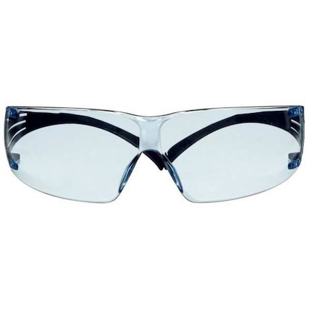 SecureFit 200, Safety Glasses, Scotchgard Anti-Fog & Anti-Scratch, Light Blue Lens, Blue Frame MPN:SF204SGAF-BLU