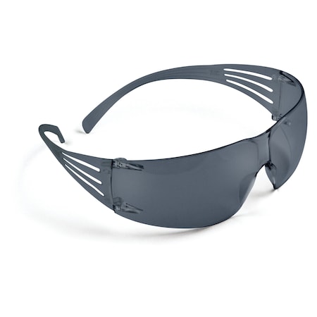 Series 300, Safety Glasses, Anti-Fog & Anti-Scratch, Gray Lens, Gray Frame, Frameless, 20 PK MPN:SF302AF