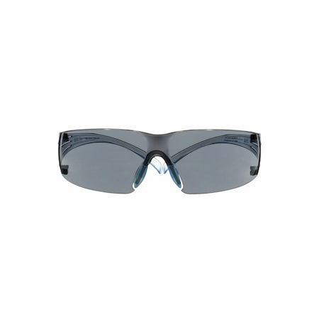 Series 300, Safety Glasses, Scotchgard Anti-fog, Gray Lens, Ice Blue Frame, Frameless, 20 PK MPN:SF302SGAF-LBL