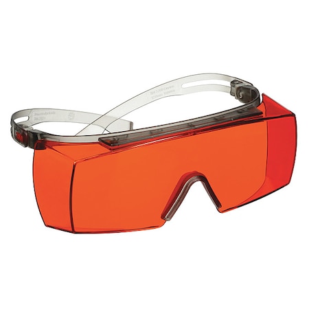 SecureFit 3700, Safety Glasses, Anti-Scratch, Orange Lens, Gray Frame, Frameless MPN:SF3706AS-GRY
