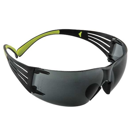 SecureFit 400, Safety Glasses, Anti-Fog & Anti-Scratch, Gray Lens, Black Frame, Frameless MPN:SF402AF