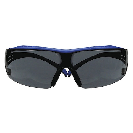 SecureFit 400, Safety Glasses, Scotchgard Anti-Fog & Anti-Scratch, Blue Lens, Blue/Gray Frame MPN:SF402XSGAF-BLU