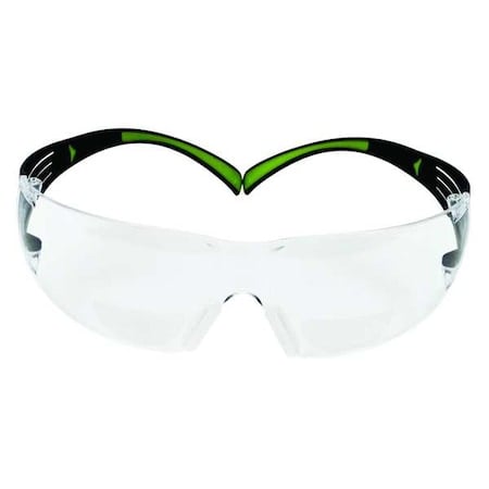 SecureFit™ 400 Reader Safety Glasses, Clear Wraparound Frame, 2.5 Diopter, Clear Lens, Universal MPN:SF425AF