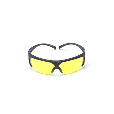 SecureFit 600, Safety Glasses, Anti-Fog, Amber Lens, Gray Frame, Half-Frame MPN:SF603SGAF