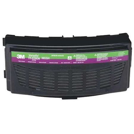 Combination Cartridge/Filter, TR-600, Green, Magenta, Filter Retainer Cover, Mfr. No. TR-600 PAPR MPN:TR-6360N