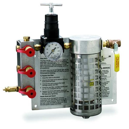 Wall Mount Air Filter w/Regulator Panel MPN:W-2806
