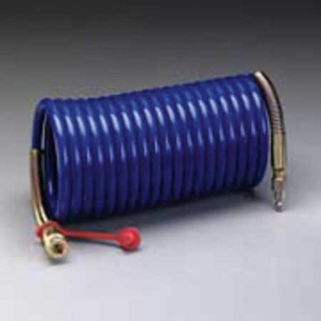 Coiled Airline Hose, 25 ft Hose L, Blue MPN:W-2929-25