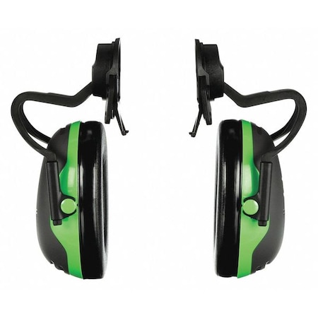 Peltor X1 Hard Hat Mounted Ear Muffs, 20 dB, 21 dB NRR, Passive, Foldable, Black MPN:X1P51E