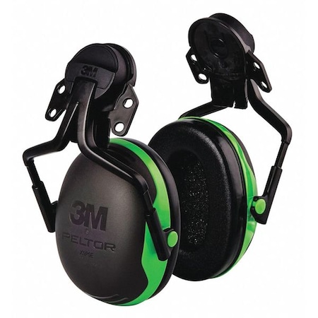 Hard Hat Mounted Ear Muffs, 21 dB, Peltor X1, Black MPN:X1P5E