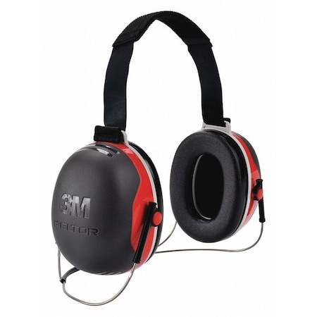 Peltor X3 Behind-the-Neck Ear Muffs, 28 dB NRR, Passive, Black MPN:X3B
