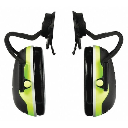 Peltor X4 Hard Hat Mounted Ear Muffs, 26 dB NRR, Passive, Foldable, Black MPN:X4P51E