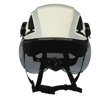 Hard Hat Visor, Gray Visor, Polycarbonate, Anti-Fog, Scratch-Resistant Lens MPN:X5-SV02