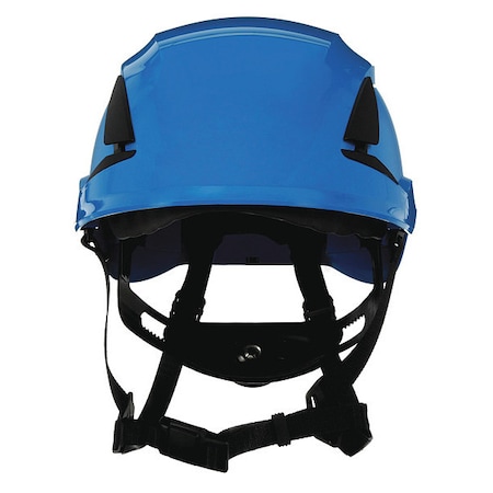 Non-Vented Hard Hat, X5000, ABS, 6 Point Ratchet, Type 1, Class E, Blue MPN:X5003-ANSI