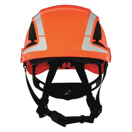 Reflective, Non-Vented, Hard Hat, X5000, ABS, 6 Point Ratchet, Type 1, Class E, Orange MPN:X5007X-ANSI