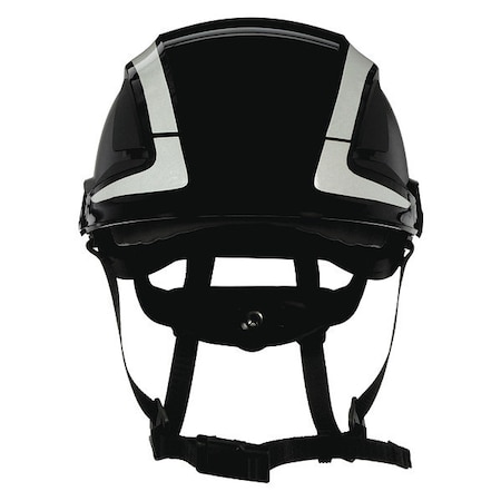 Reflective, Non-Vented, Hard Hat, X5000, ABS, 6 Point Ratchet, Type 1, Class E, Black MPN:X5012X-ANSI