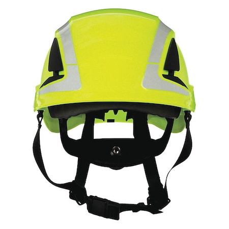 Reflective, Non-Vented, Hard Hat, X5000, ABS, 6 Point Ratchet, Type 1, Class E, Hi-Vis Green MPN:X5014X-ANSI