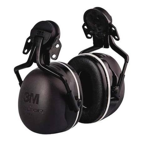 Peltor X5 Hard Hat Mounted Ear Muffs, 31 dB NRR, Electrically Insulated, Black MPN:X5P5E