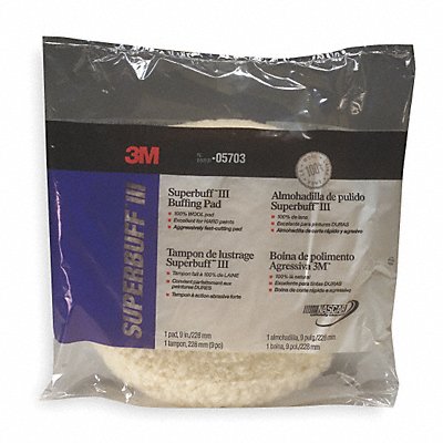 Compound Pad Double Sided 9 In Wool MPN:05703