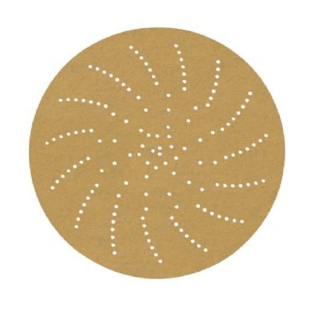 3M Hook-And-Loop Sanding Discs, 320 Grit, 6in, Tan, Pack Of 250 Discs MPN:0501141-55513