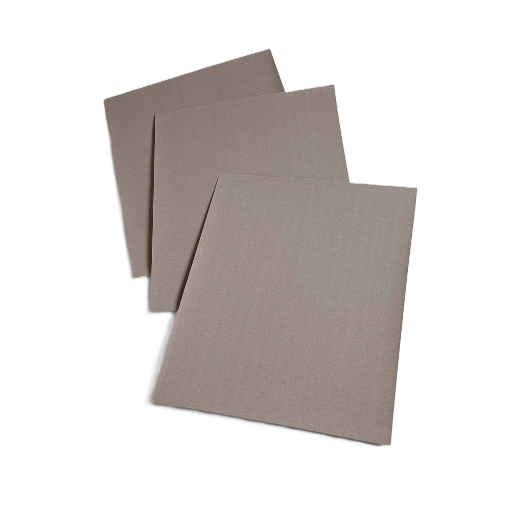 3M Coated Non-Woven Sand Paper Sheets, 9in x 11in, Tan/Brown, Pack Of 250 Sheets MPN:051144-02402
