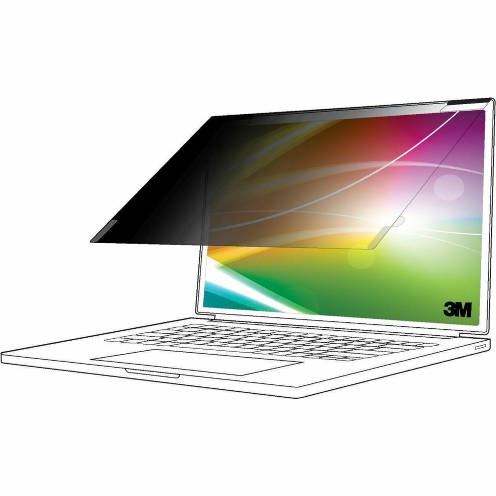 3M Bright Screen Privacy Filter for Apple MacBook Pro 16 M1 - M4, 16.2in Full Screen, 16:10 Aspect Ratio, Reduces Blue Light, Anti-Glare MPN:BPNAP005