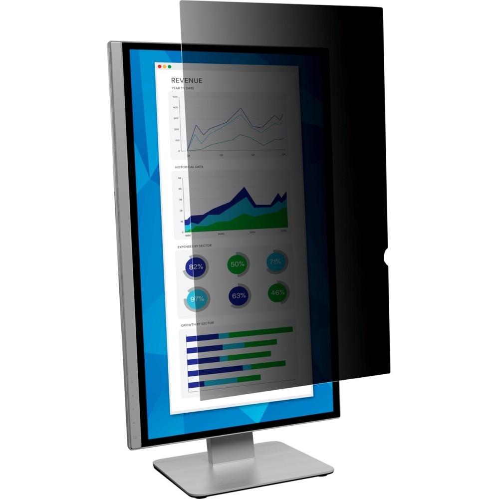 3M Privacy Filter for Monitors, 25in Full Screen, 16:9 Aspect Ratio, Reduces Blue Light, Anti-Glare MPN:PF250W9P