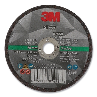 87458 Silver Cow T1 3 X.035 X 3/8 In Wl MPN:7100139208