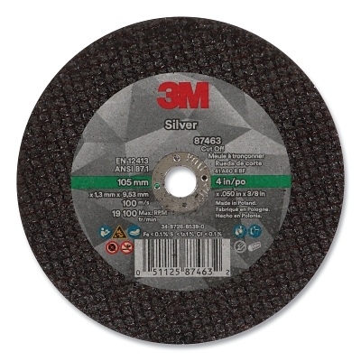 3M Silver Cut-Off Wheel MPN:7100139222