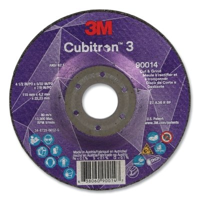 3 Cut and Grd Wh 4-1/2