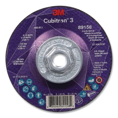 3 Cut and Grd Wh 4-1/2